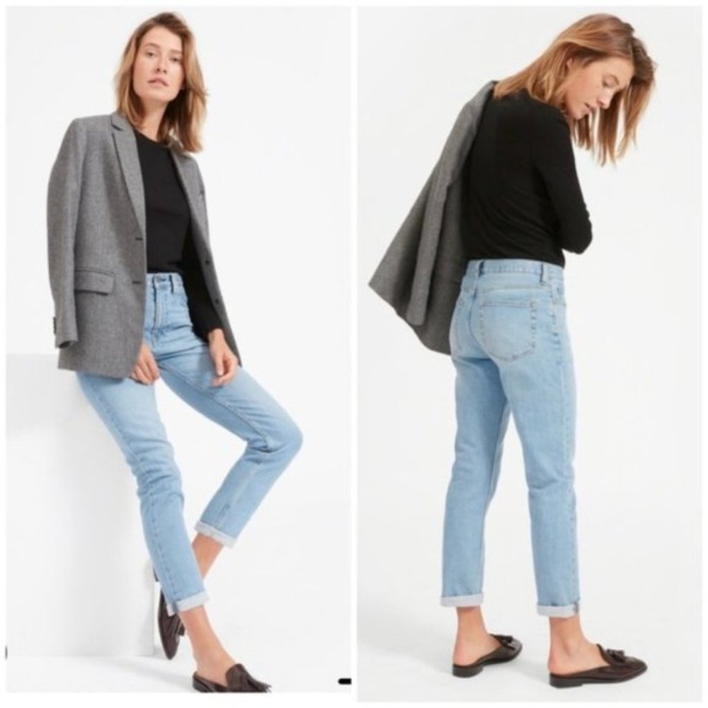 Everlane High Rise Boyfriend Jeans light Washed 26